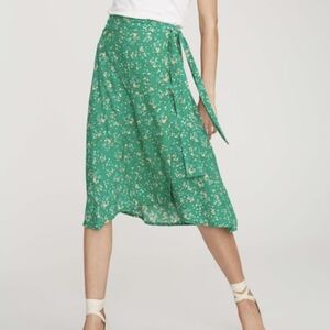 Faithfull The Brand Valencia Wrap Skirt size Small